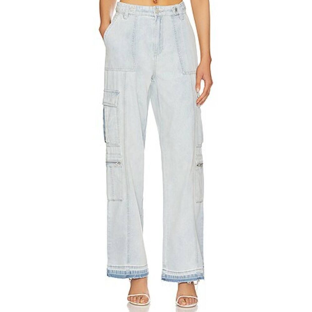 BLANK NYC Franklin High Rise Cargo Pant in Call My Name NEW